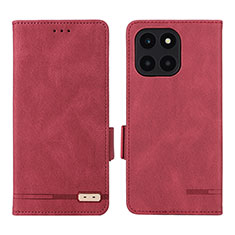 Handytasche Stand Schutzhülle Flip Leder Hülle L06Z für Huawei Honor X8b Rot