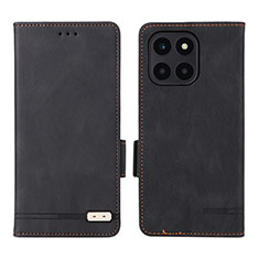 Handytasche Stand Schutzhülle Flip Leder Hülle L06Z für Huawei Honor X8b Schwarz