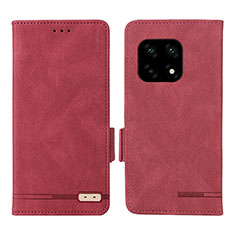 Handytasche Stand Schutzhülle Flip Leder Hülle L06Z für OnePlus 10 Pro 5G Rot