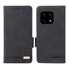 Handytasche Stand Schutzhülle Flip Leder Hülle L06Z für OnePlus 10 Pro 5G Schwarz