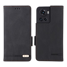 Handytasche Stand Schutzhülle Flip Leder Hülle L06Z für OnePlus 10R 5G Schwarz