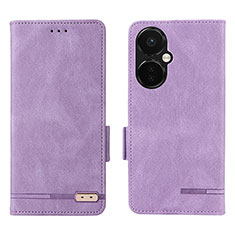 Handytasche Stand Schutzhülle Flip Leder Hülle L06Z für OnePlus Nord CE 3 5G Violett