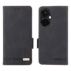 Handytasche Stand Schutzhülle Flip Leder Hülle L06Z für OnePlus Nord CE 3 Lite 5G Schwarz