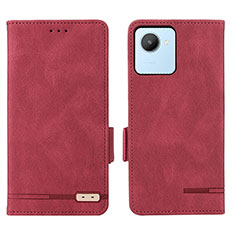 Handytasche Stand Schutzhülle Flip Leder Hülle L06Z für Realme C30s Rot