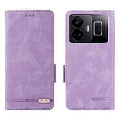 Handytasche Stand Schutzhülle Flip Leder Hülle L06Z für Realme GT Neo6 5G Violett