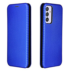 Handytasche Stand Schutzhülle Flip Leder Hülle L06Z für Samsung Galaxy A05s Blau