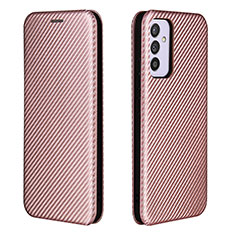 Handytasche Stand Schutzhülle Flip Leder Hülle L06Z für Samsung Galaxy A05s Rosegold