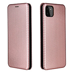 Handytasche Stand Schutzhülle Flip Leder Hülle L06Z für Samsung Galaxy F42 5G Rosegold