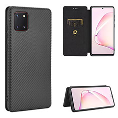 Handytasche Stand Schutzhülle Flip Leder Hülle L06Z für Samsung Galaxy M60s Schwarz