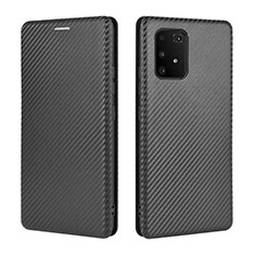 Handytasche Stand Schutzhülle Flip Leder Hülle L06Z für Samsung Galaxy M80S Schwarz