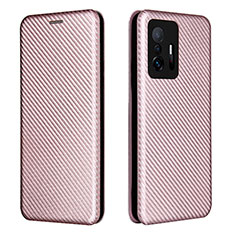 Handytasche Stand Schutzhülle Flip Leder Hülle L06Z für Xiaomi Mi 11T 5G Rosegold