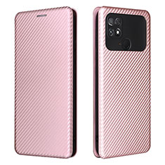 Handytasche Stand Schutzhülle Flip Leder Hülle L06Z für Xiaomi Poco C40 Rosegold