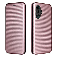 Handytasche Stand Schutzhülle Flip Leder Hülle L06Z für Xiaomi Poco F3 GT 5G Rosegold