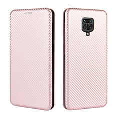 Handytasche Stand Schutzhülle Flip Leder Hülle L06Z für Xiaomi Poco M2 Pro Rosegold