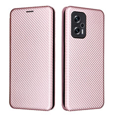 Handytasche Stand Schutzhülle Flip Leder Hülle L06Z für Xiaomi Poco X4 GT 5G Rosegold