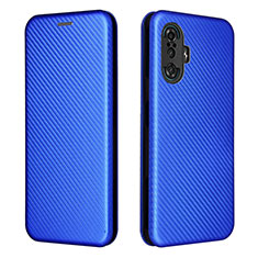 Handytasche Stand Schutzhülle Flip Leder Hülle L06Z für Xiaomi Redmi K40 Gaming 5G Blau