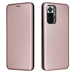 Handytasche Stand Schutzhülle Flip Leder Hülle L06Z für Xiaomi Redmi Note 10 Pro Max Rosegold