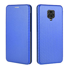 Handytasche Stand Schutzhülle Flip Leder Hülle L06Z für Xiaomi Redmi Note 9 Pro Max Blau