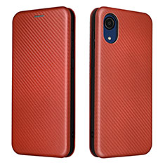 Handytasche Stand Schutzhülle Flip Leder Hülle L07Z für Samsung Galaxy A03 Core Rot