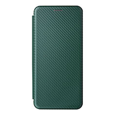 Handytasche Stand Schutzhülle Flip Leder Hülle L07Z für Samsung Galaxy A03 Grün