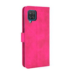 Handytasche Stand Schutzhülle Flip Leder Hülle L07Z für Samsung Galaxy A12 Nacho Pink