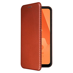 Handytasche Stand Schutzhülle Flip Leder Hülle L07Z für Samsung Galaxy A32 4G Braun