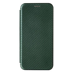 Handytasche Stand Schutzhülle Flip Leder Hülle L07Z für Samsung Galaxy A82 5G Grün