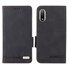 Handytasche Stand Schutzhülle Flip Leder Hülle L07Z für Sony Xperia Ace III Schwarz