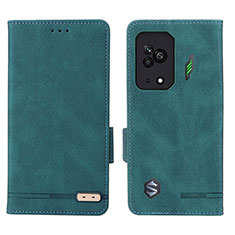 Handytasche Stand Schutzhülle Flip Leder Hülle L07Z für Xiaomi Black Shark 5 5G Grün