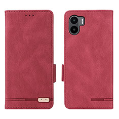Handytasche Stand Schutzhülle Flip Leder Hülle L07Z für Xiaomi Poco C50 Rot