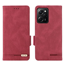 Handytasche Stand Schutzhülle Flip Leder Hülle L07Z für Xiaomi Poco X5 Pro 5G Rot