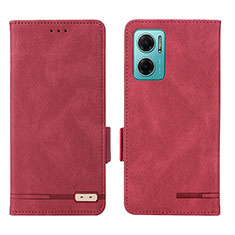 Handytasche Stand Schutzhülle Flip Leder Hülle L07Z für Xiaomi Redmi 11 Prime 5G Rot