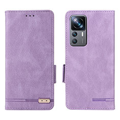 Handytasche Stand Schutzhülle Flip Leder Hülle L07Z für Xiaomi Redmi K50 Ultra 5G Violett