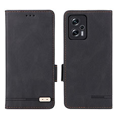 Handytasche Stand Schutzhülle Flip Leder Hülle L07Z für Xiaomi Redmi K50i 5G Schwarz