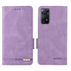 Handytasche Stand Schutzhülle Flip Leder Hülle L07Z für Xiaomi Redmi Note 11 Pro 4G Violett