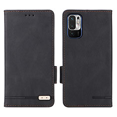 Handytasche Stand Schutzhülle Flip Leder Hülle L07Z für Xiaomi Redmi Note 11 SE 5G Schwarz