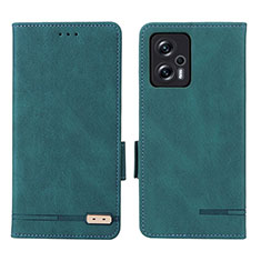 Handytasche Stand Schutzhülle Flip Leder Hülle L07Z für Xiaomi Redmi Note 11T Pro+ Plus 5G Grün