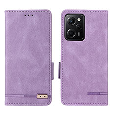 Handytasche Stand Schutzhülle Flip Leder Hülle L07Z für Xiaomi Redmi Note 12 Pro Speed 5G Violett