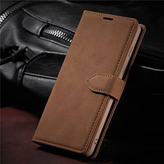 Handytasche Stand Schutzhülle Flip Leder Hülle L08 für Samsung Galaxy S21 Plus 5G Braun