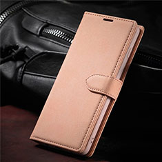 Handytasche Stand Schutzhülle Flip Leder Hülle L08 für Samsung Galaxy S21 Ultra 5G Rosegold