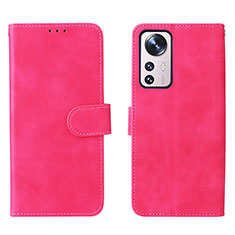 Handytasche Stand Schutzhülle Flip Leder Hülle L08 für Xiaomi Mi 12S Pro 5G Pink