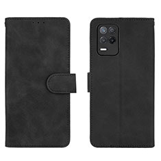 Handytasche Stand Schutzhülle Flip Leder Hülle L08Z für Realme 8s 5G Schwarz