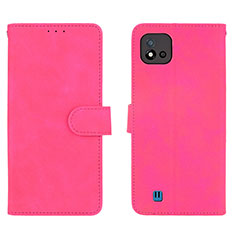 Handytasche Stand Schutzhülle Flip Leder Hülle L08Z für Realme C11 (2021) Pink