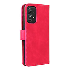 Handytasche Stand Schutzhülle Flip Leder Hülle L08Z für Samsung Galaxy A52s 5G Pink