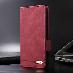 Handytasche Stand Schutzhülle Flip Leder Hülle L08Z für Xiaomi Redmi Note 11 4G (2021) Rot