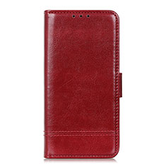 Handytasche Stand Schutzhülle Flip Leder Hülle L09 für Huawei P smart S Rot