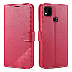 Handytasche Stand Schutzhülle Flip Leder Hülle L09 für Xiaomi Redmi 9 Activ Rot