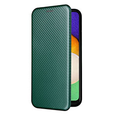 Handytasche Stand Schutzhülle Flip Leder Hülle L09Z für Samsung Galaxy A04s Grün