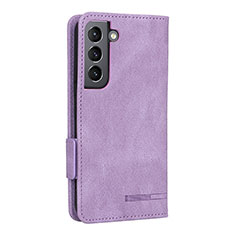 Handytasche Stand Schutzhülle Flip Leder Hülle L09Z für Samsung Galaxy S22 5G Violett