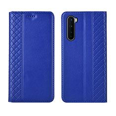 Handytasche Stand Schutzhülle Flip Leder Hülle L10 für OnePlus Nord Blau